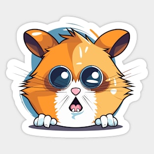 Crazy Hamster Sticker